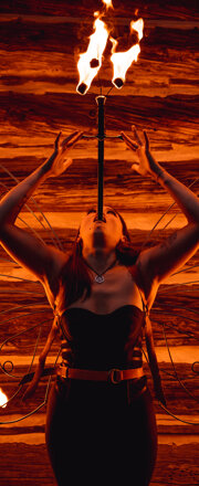 kaylie kreatrix fire wings sword swallow